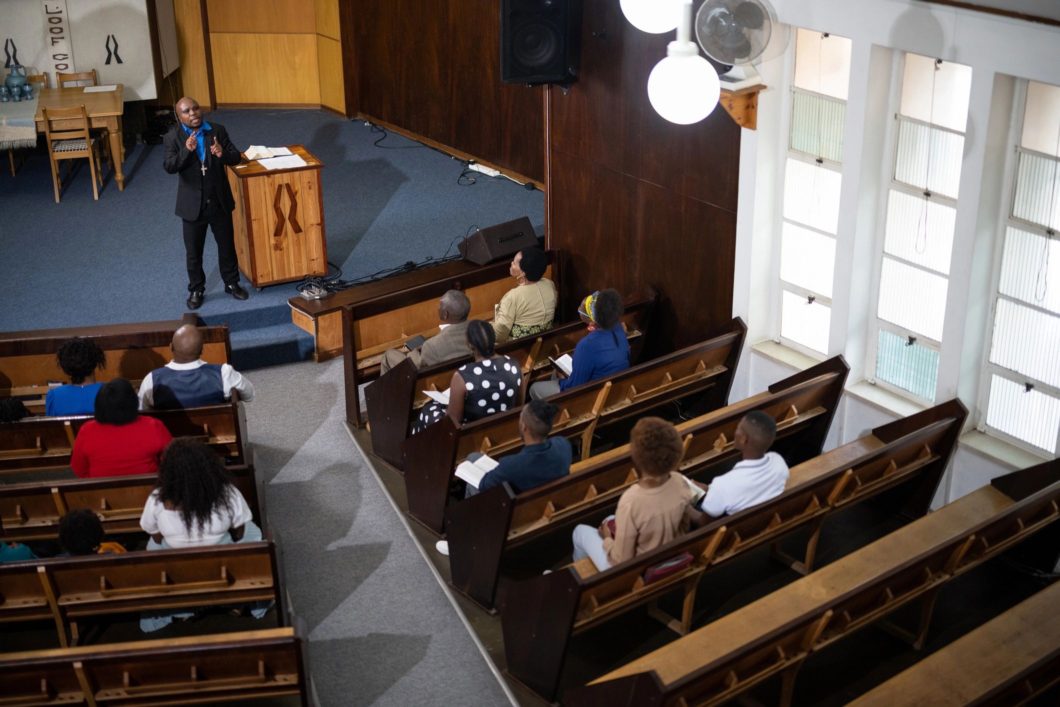 Congregation gathered in worship
