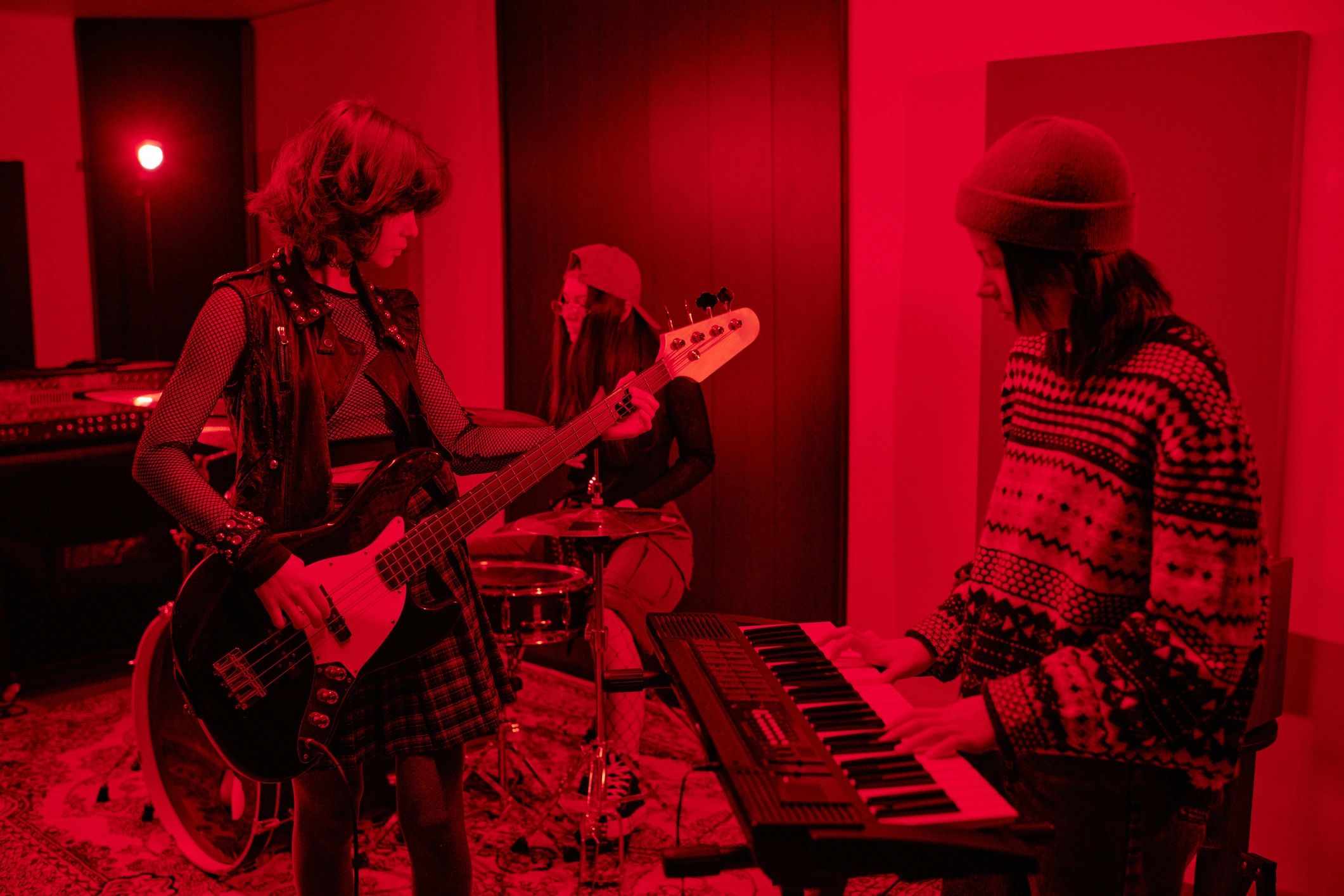Musicians creating audio content